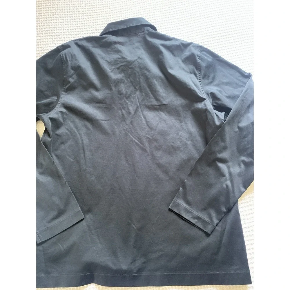 Banana Republic Mens Large Polo shirt Long Sleeves Black